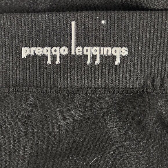Preggo Leggings Black Maternity Capri, Crop, Style PL01 Size XL to 2XL (NWT) - Picture 8 of 9